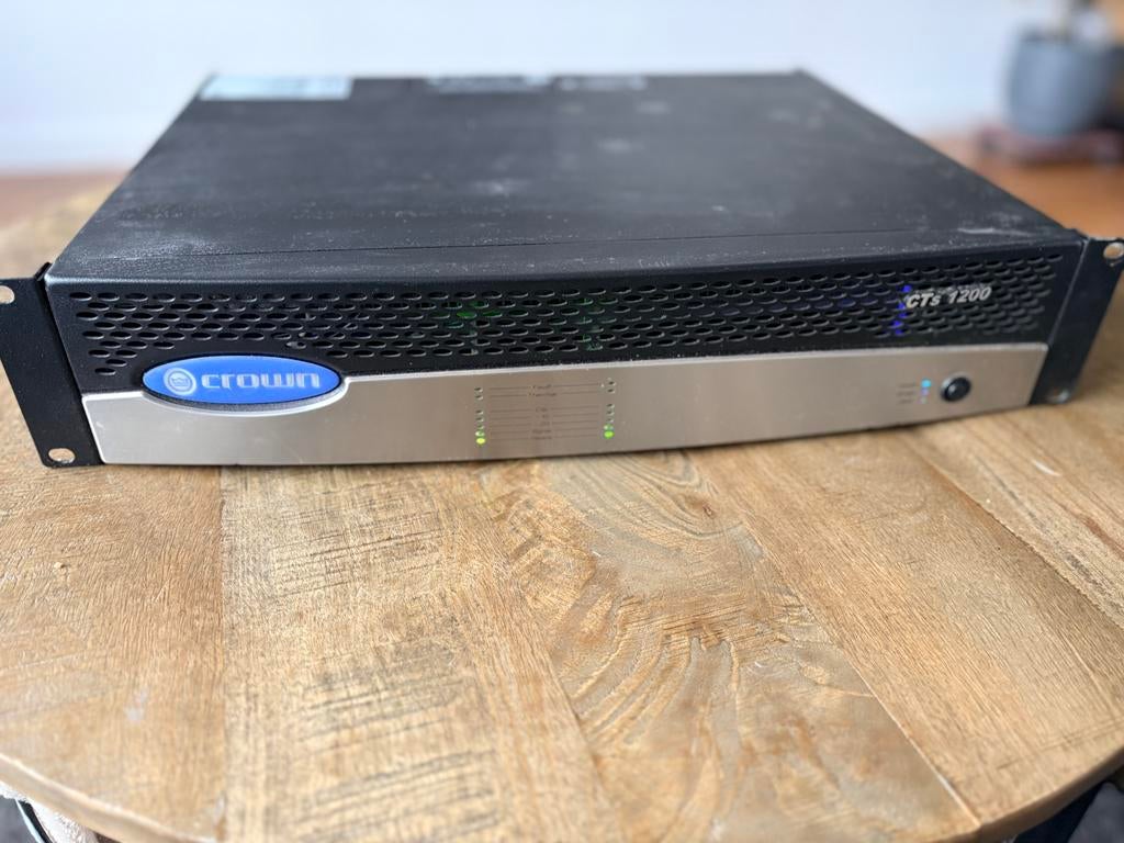 Crown CTS 1200 eindversterker, Ophalen of Verzenden, Zo goed als nieuw