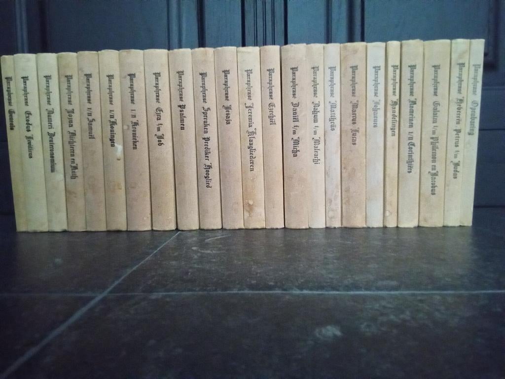 Paraphrase Heilige Schrift, Boeken, Verzenden, Gelezen