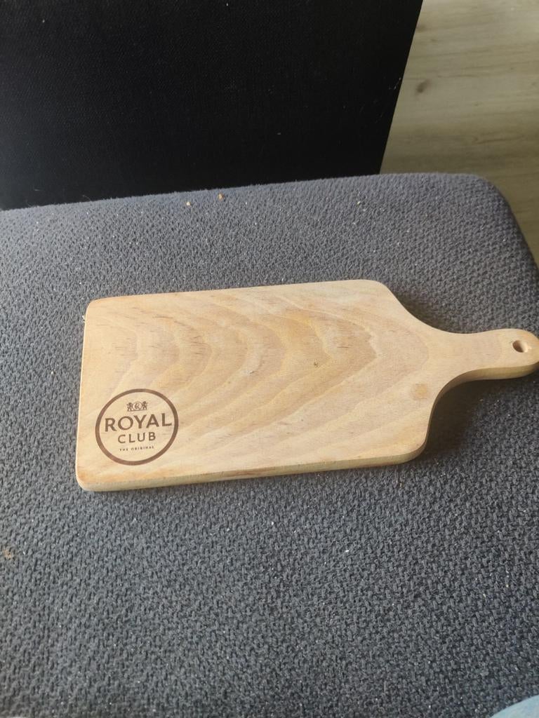 Royal Club borrelplankje/snijplankje, Ophalen, Zo goed als nieuw