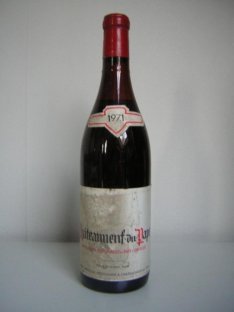 wijn 1971 Chateau Neuf Du Pape 55 Jaar Oud.., Frankrijk, Nieuw, Ophalen of Verzenden, Rode wijn