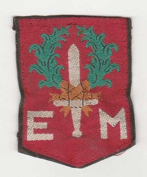 Embleem 1e Divisie 7 december (kleur), Verzamelen, Ophalen of Verzenden, Landmacht, Nederland, Embleem of Badge