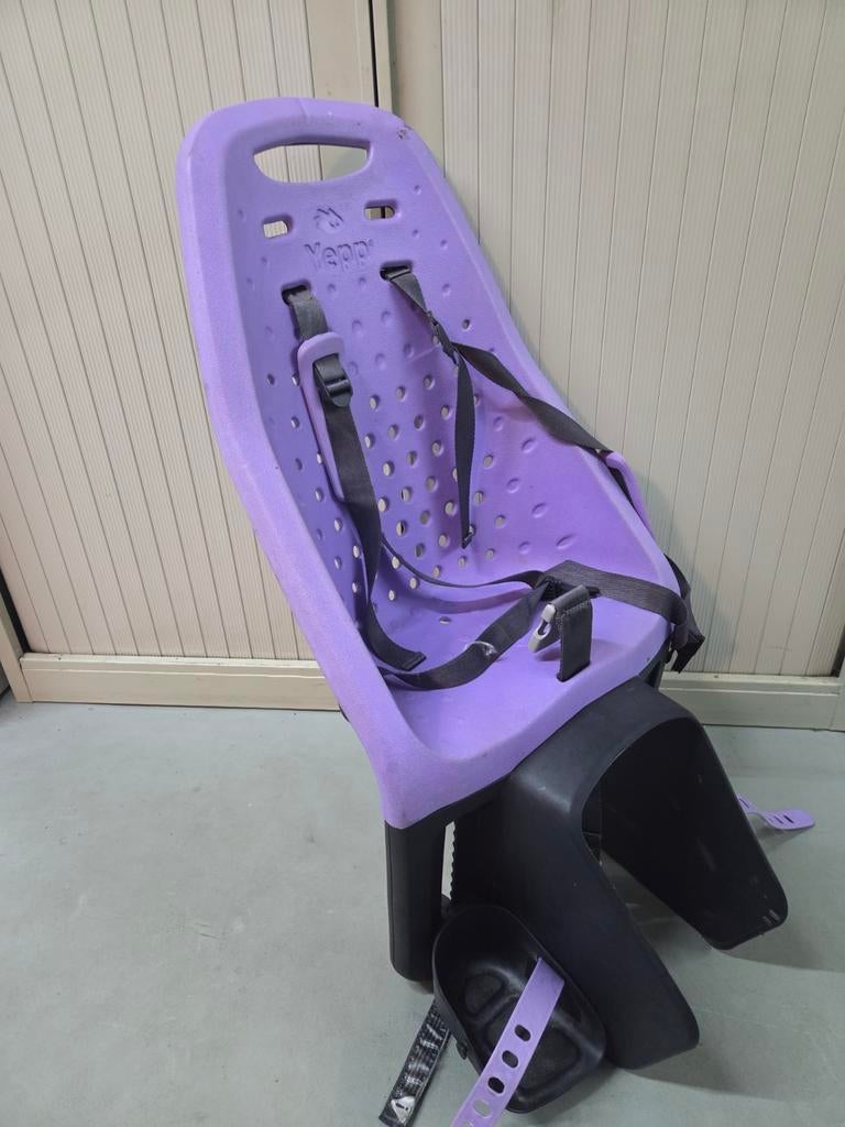 Yepp fietsstoeltje paars, Ophalen, Achterzitje, Yepp, 9 t/m 18 kg