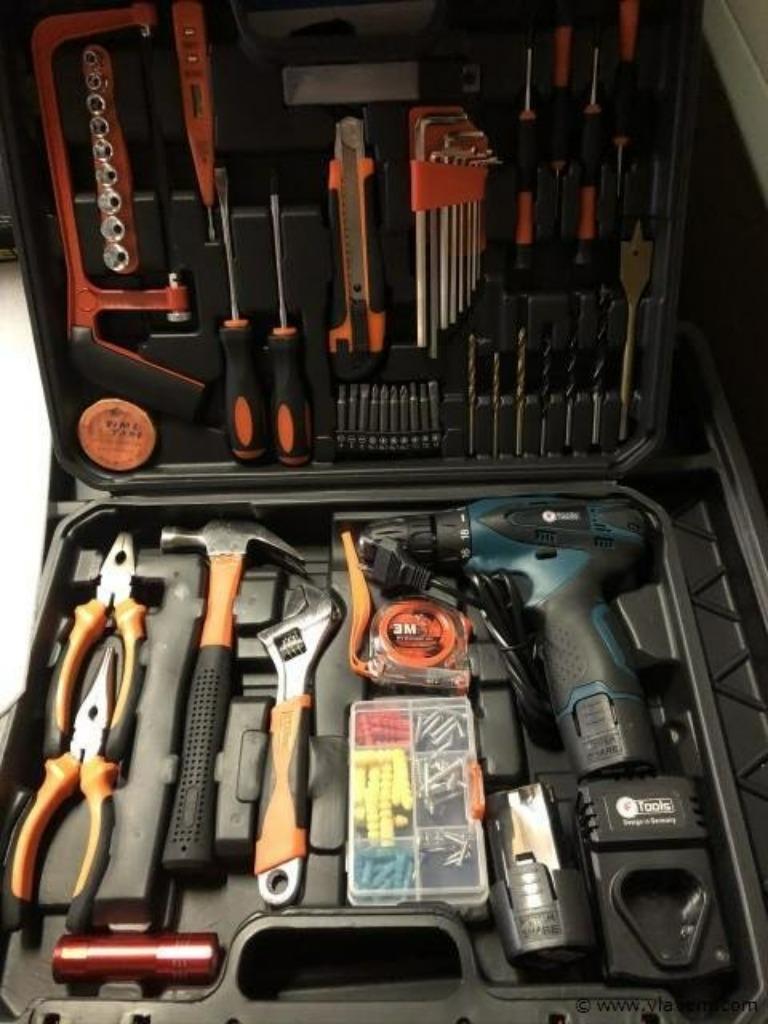 Boormachine met diverse tools | F-Tools | NIEUW uit voorraad, Ophalen, Nieuw