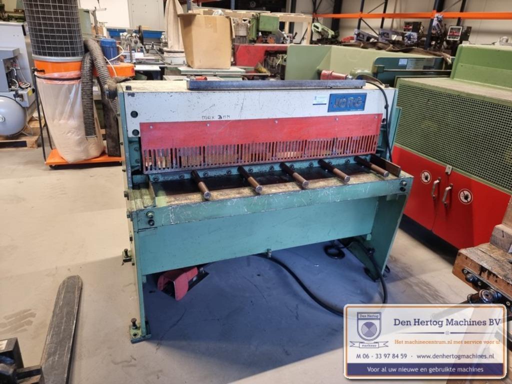 compact schaar plaatschaar knipbank guillotineschaar 400V, Ophalen of Verzenden, Gebruikt