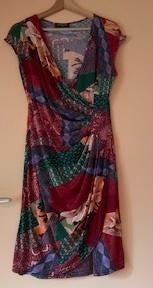 Veelkleurige zomerjurk uit Frankrijk - ESPERANCE, Kleding | Dames, Overige kleuren, ESPERANCE, Zo goed als nieuw, Onder de knie