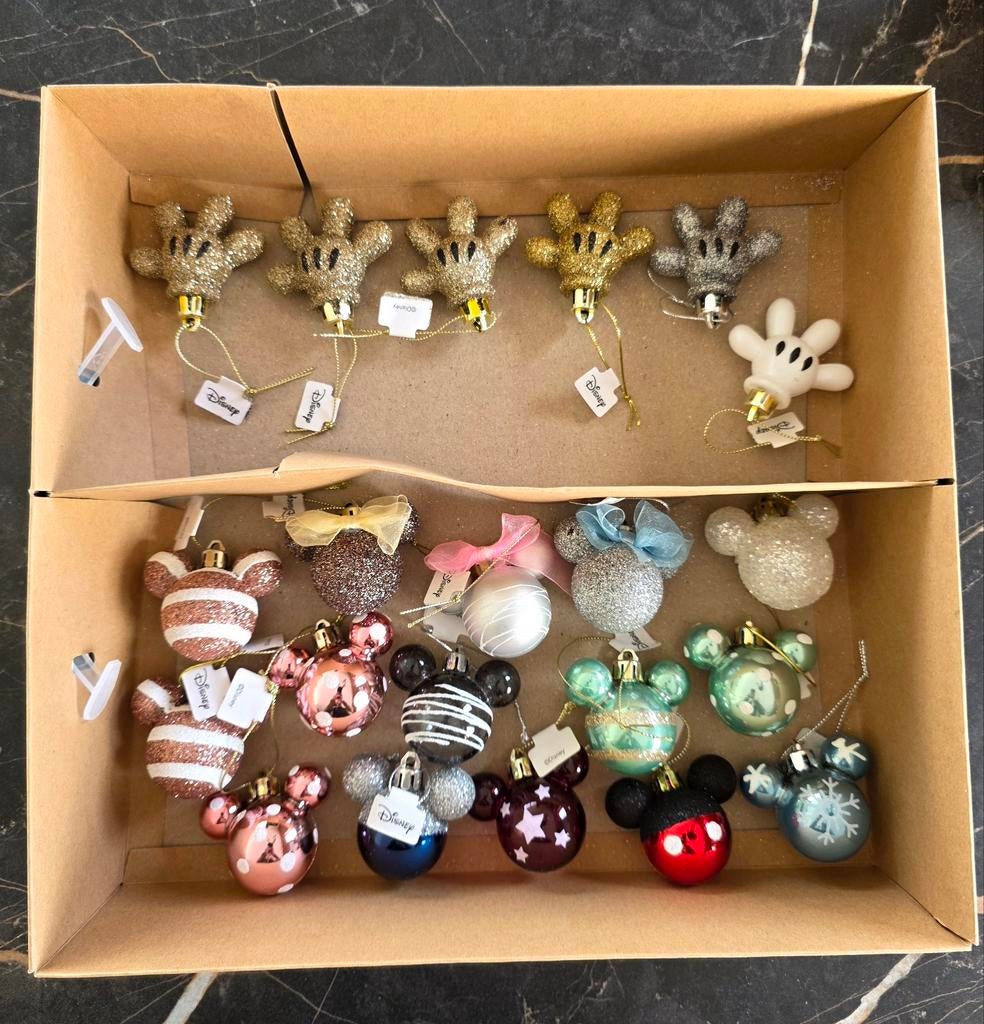 Disney kerstballen kerstbal Mickey Minnie Mouse NIEUW, Ophalen of Verzenden, Mickey Mouse, Nieuw