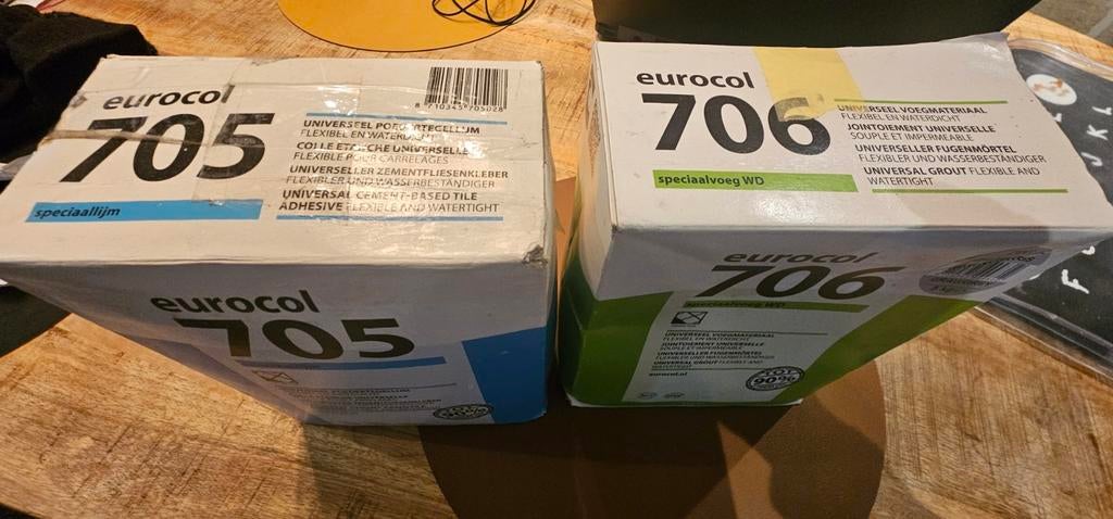 Eurocol tegellijm en speciaal voeg, Computers en Software, Printerbenodigdheden, Nieuw, Ophalen of Verzenden