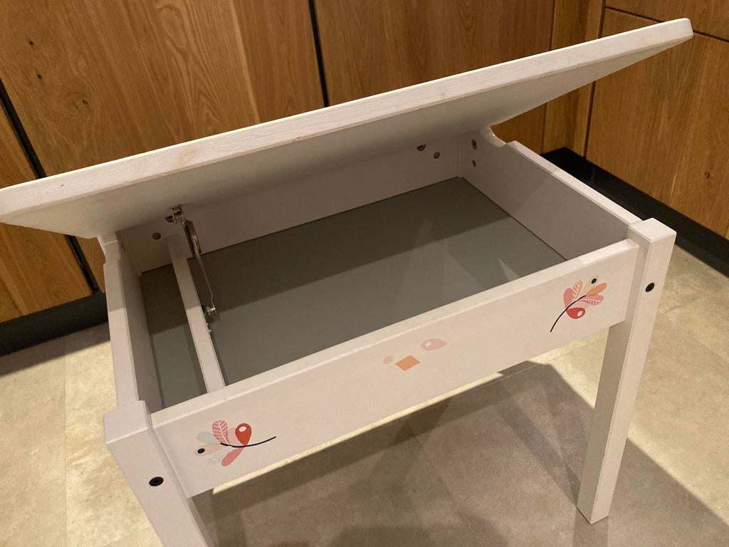 Kinderbureau/schooltafeltje Ikea, Doe-het-zelf en Verbouw, Ophalen, Gebruikt, Minder dan 70 cm