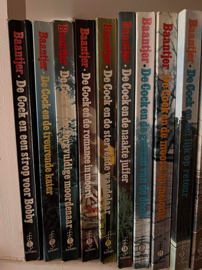 Grote Baantjer Boeken Collectie, Ophalen, Gelezen, Tv-bewerking