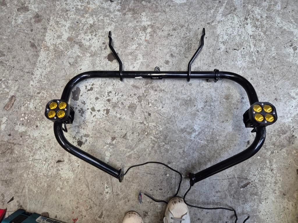 Origineel HD valbeugel Road Glide met lampen en helmslot, Ophalen, Gebruikt