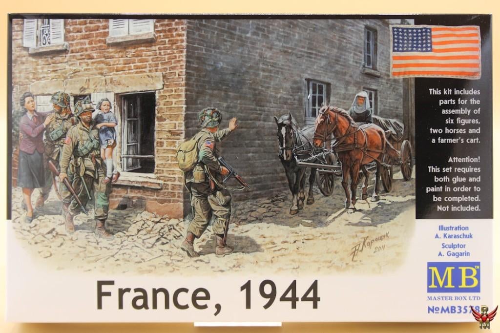 ROWASP | Master Box 1/35 France 1944, Master Box, Nieuw, Ophalen of Verzenden, Postbus 3029, 6802 DE  ARNHEM