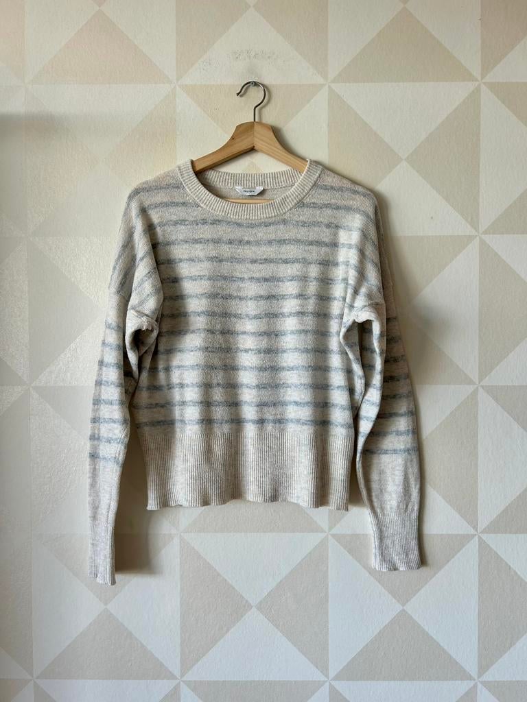 Penn & Ink trui grijs wit, Kleding | Dames, Truien en Vesten, Ophalen of Verzenden, Zo goed als nieuw, Maat 36 (S), Wit