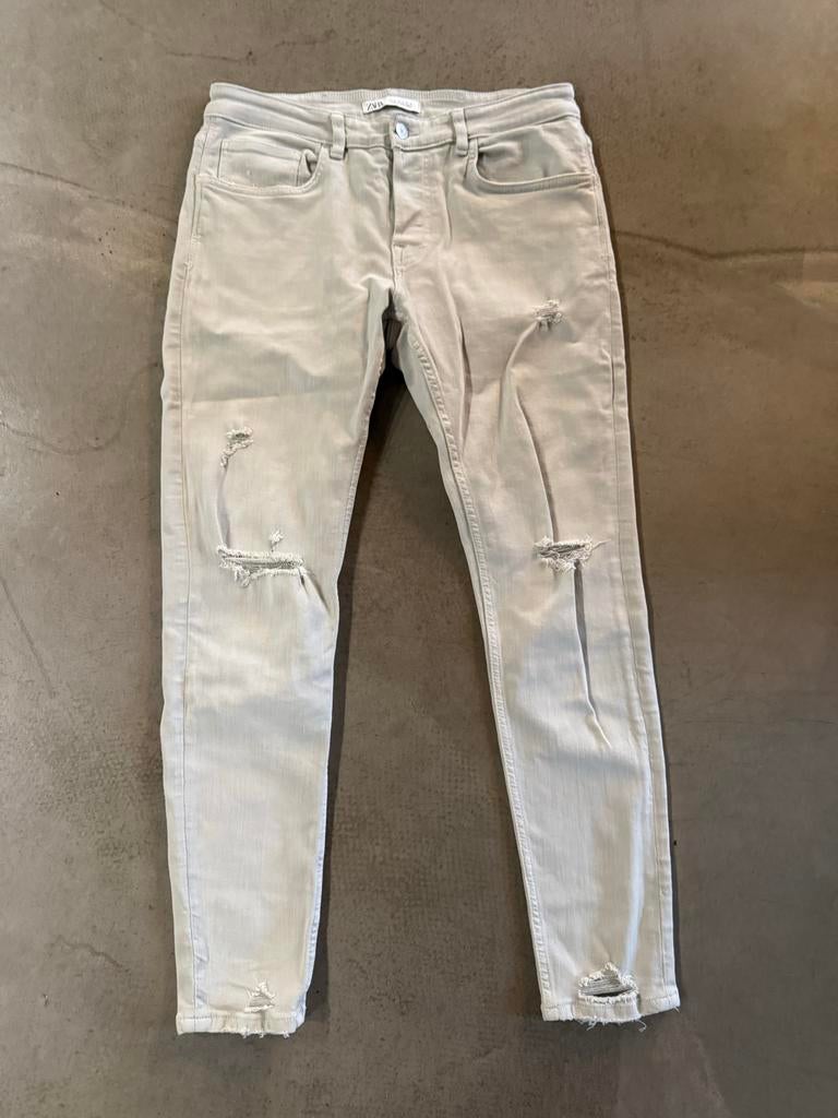 Zara Jeans met Gaten - maat 42, Ophalen of Verzenden, Zo goed als nieuw, Overige kleuren, W32 (confectie 46) of kleiner