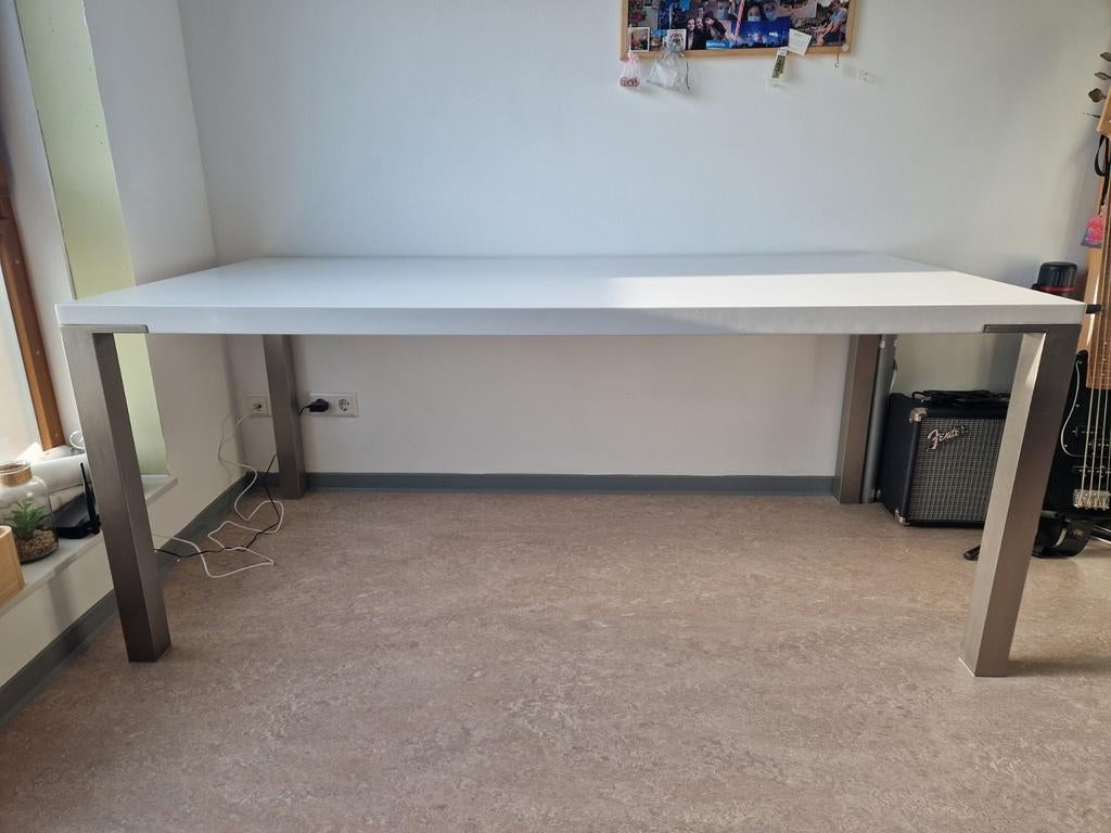 Eettafel, Huis en Inrichting, Tafels | Eettafels, Ophalen, Gebruikt, 50 tot 100 cm, Vijf personen of meer