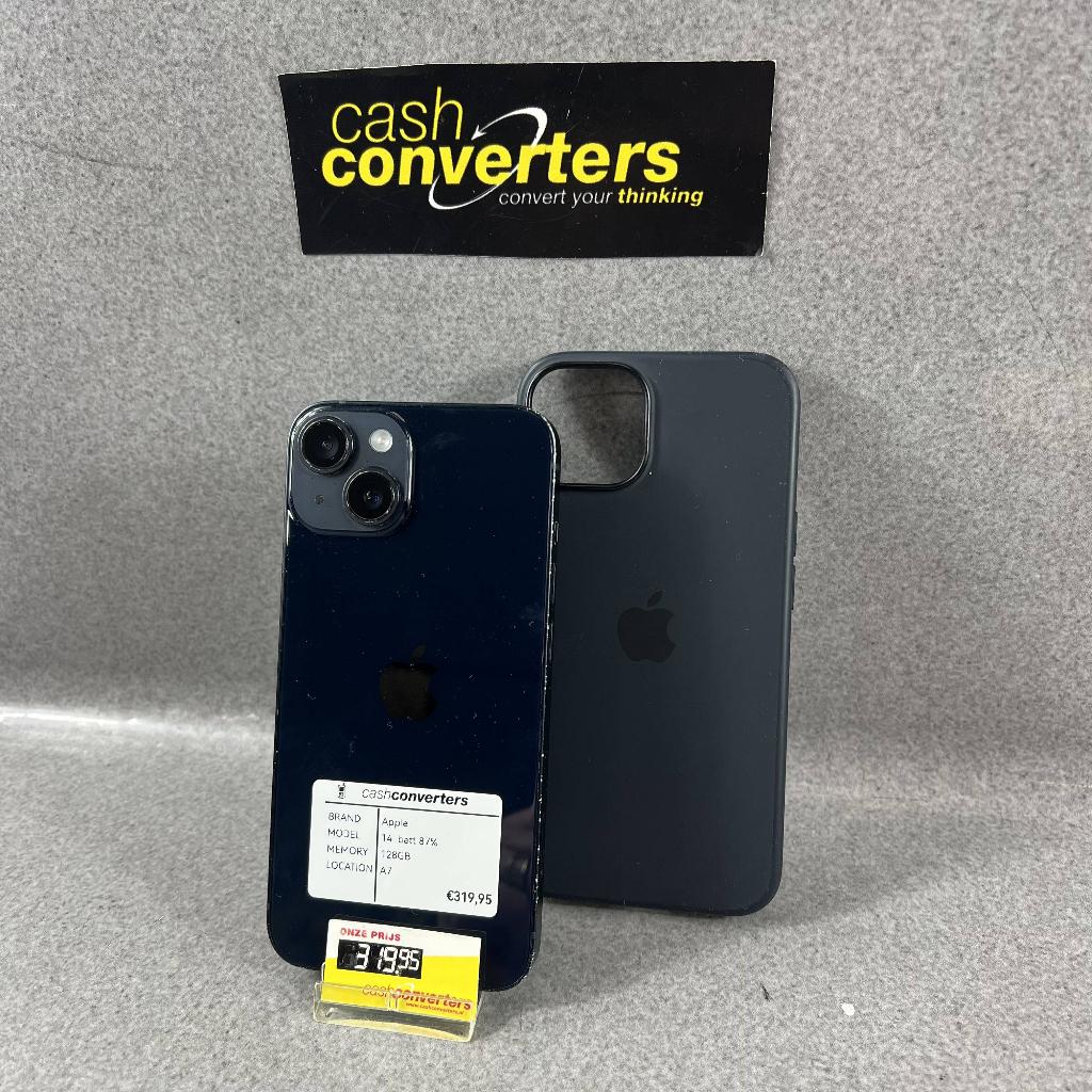 Iphone 14 | 128GB | hoes en kabel | batt 87% | 397647, Blauw, Ophalen of Verzenden, 87 %, Zonder simlock