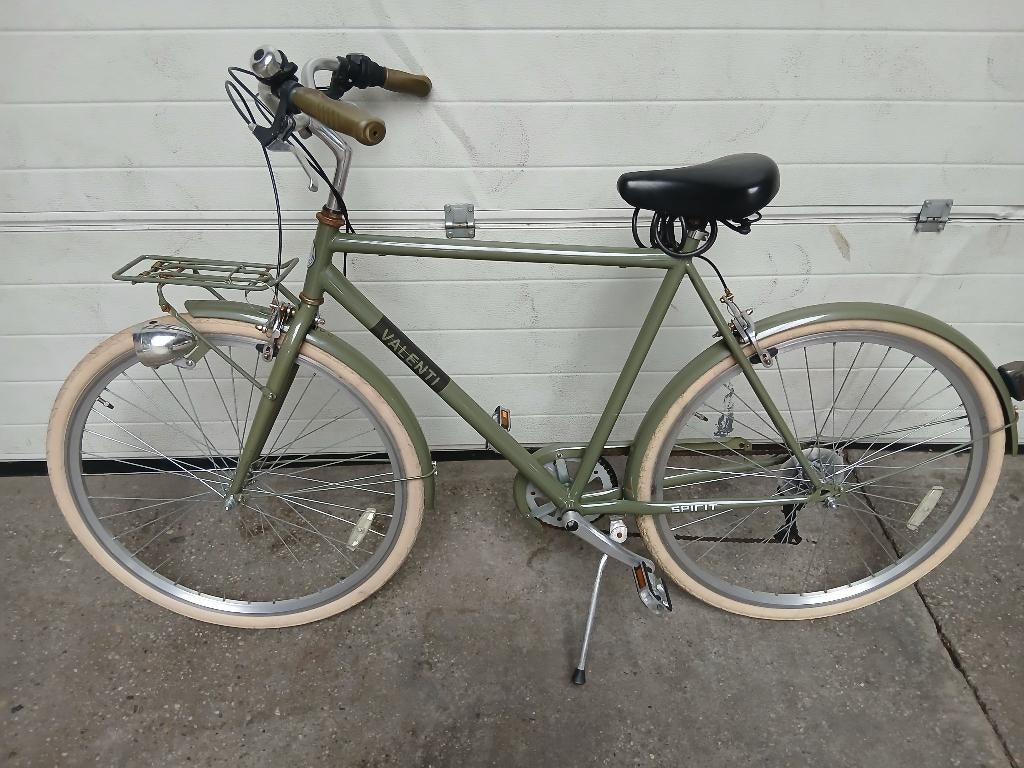Spirit Valenti N3 herenfiets in olijfgroen, Ophalen, Gebruikt, Overige merken, Versnellingen