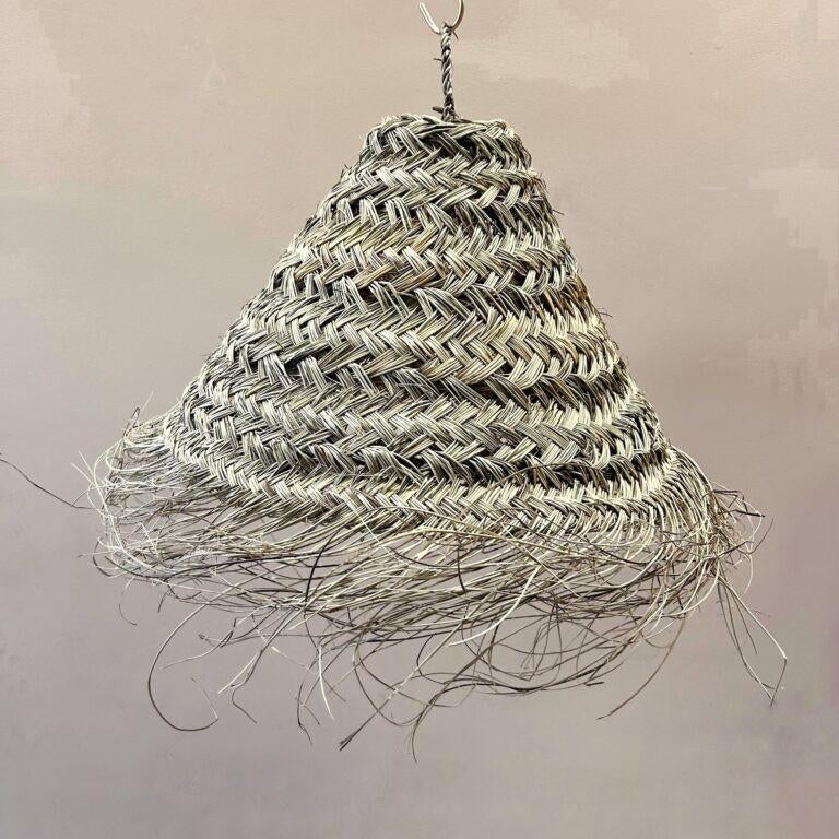 Zeegras lampenkap Cone maat XS. By bazz., Ophalen of Verzenden, Nieuw, Rond, Minder dan 25 cm