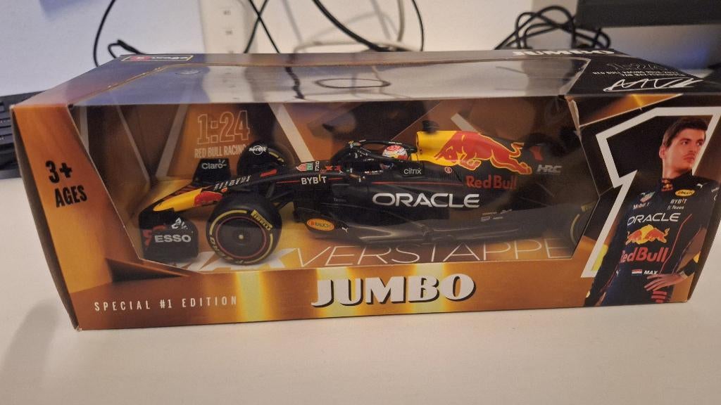 Jumbo Max Verstappen 17 auto's NIEUW, Ophalen of Verzenden, Nieuw, Auto, Bburago