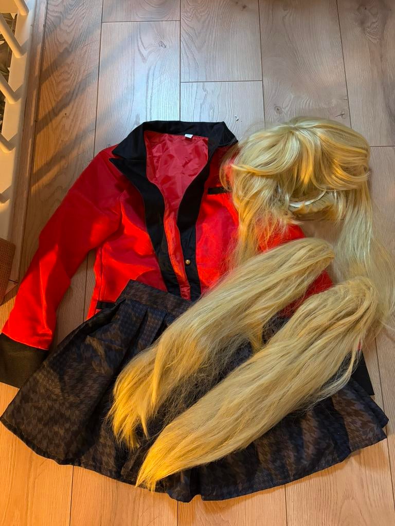 kakegurui Mary Saotome cosplay anime kostuum, Ophalen of Verzenden, Zo goed als nieuw