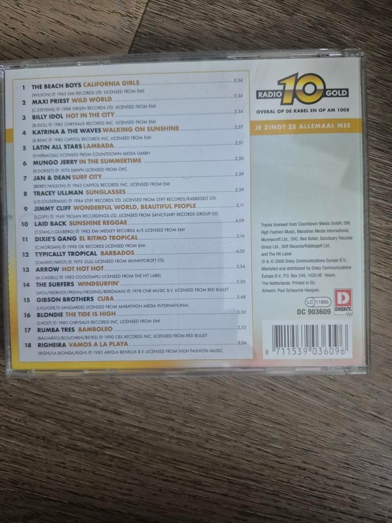 Best of radio 10 Gold, Ophalen of Verzenden, Zo goed als nieuw, Pop