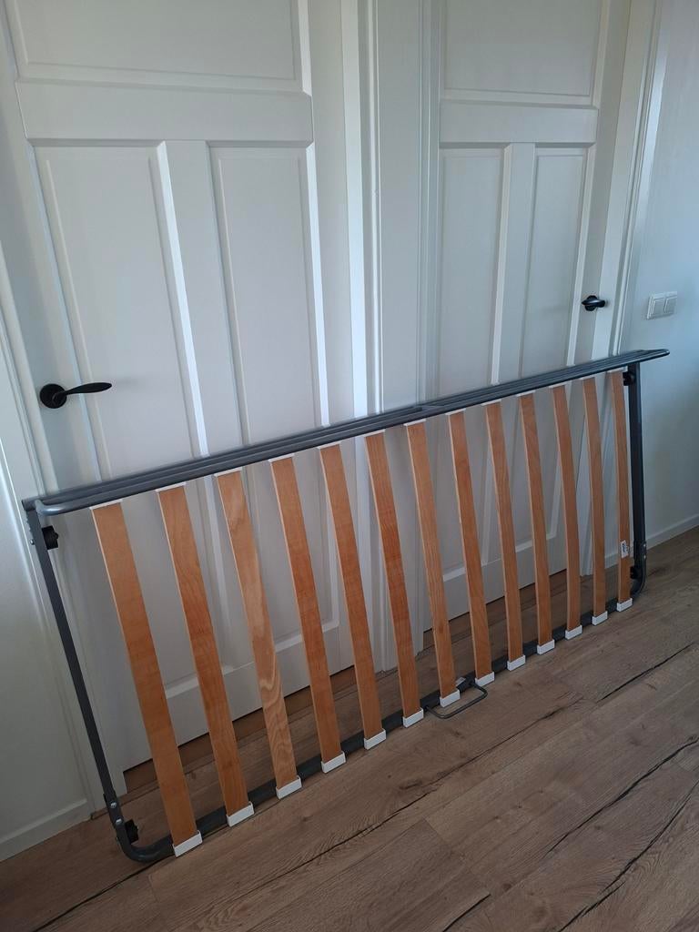 Ikea Svarta bed onderschuifbed - Zeer goede staat, Huis en Inrichting, Ophalen, Eenpersoons, Zo goed als nieuw, Metaal