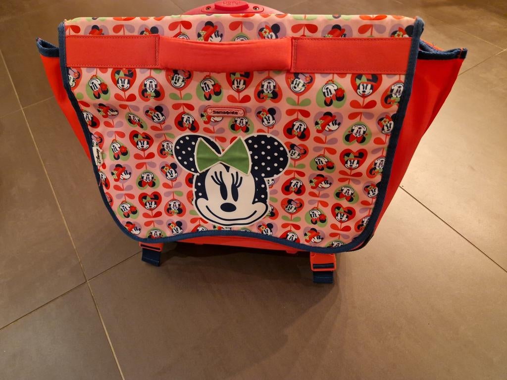 Minnie Mouse Samsonite Logeerkoffer - Roze, Ophalen of Verzenden, Gebruikt, Hard kunststof, Minder dan 35 cm