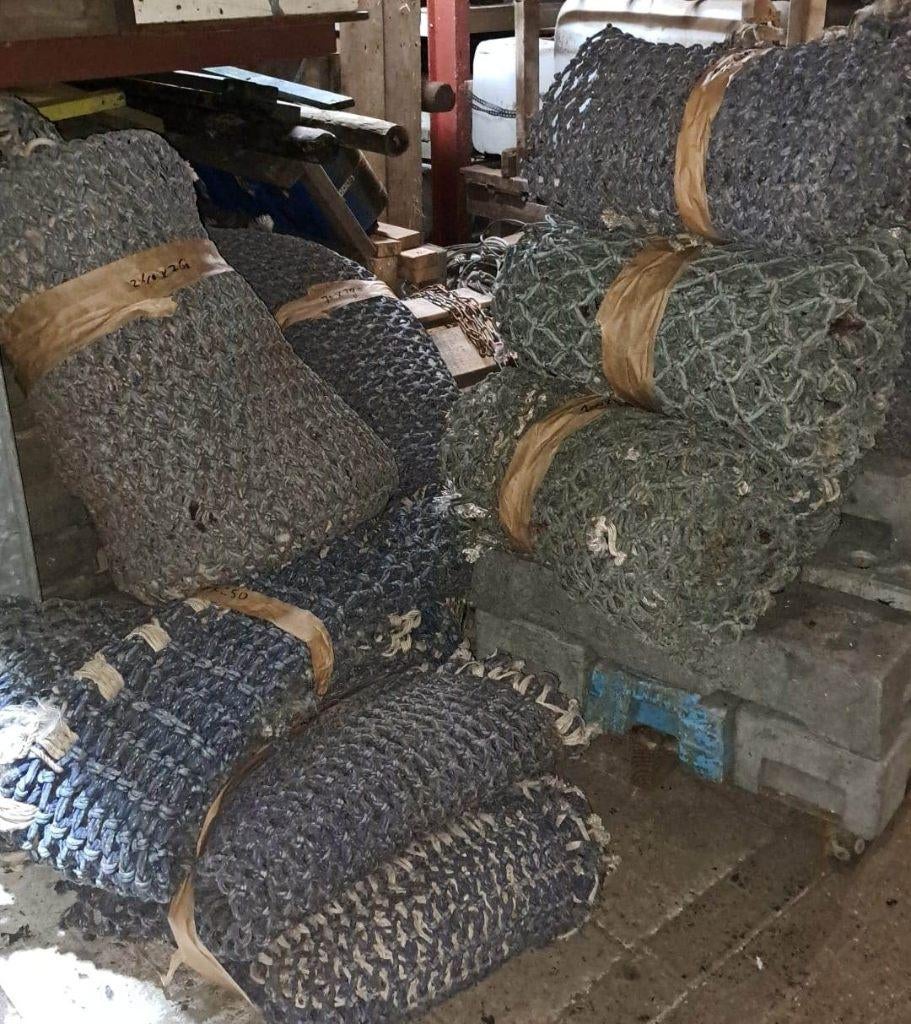 Visnet / fuik decoratief, Ophalen, Gebruikt