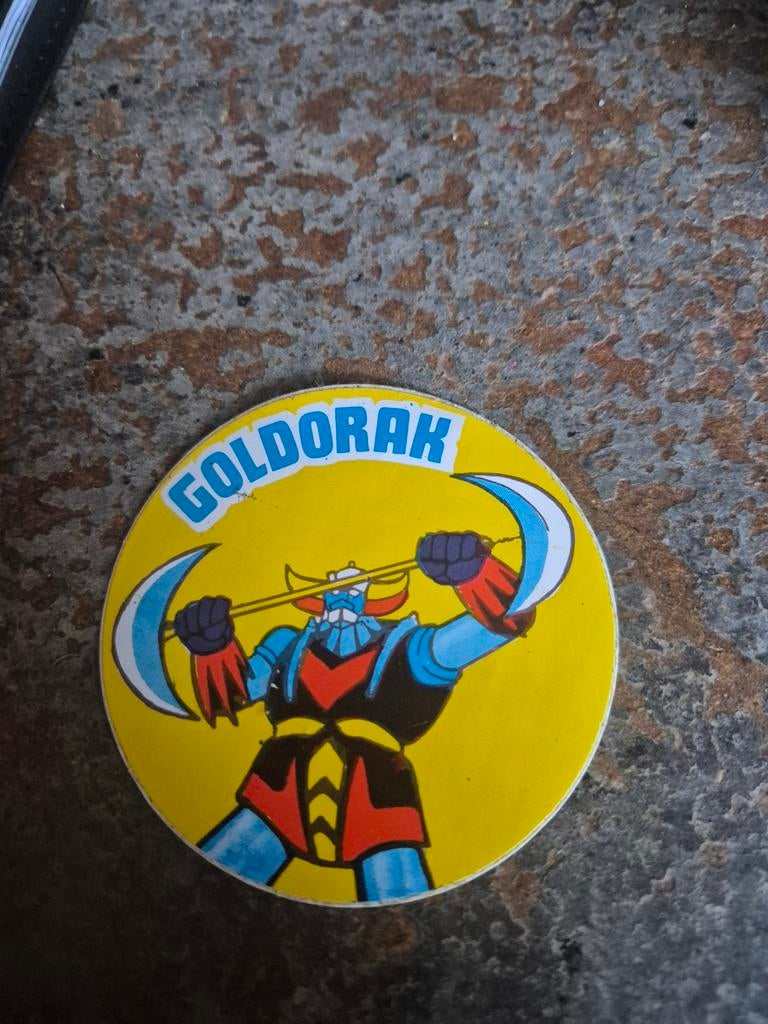 Goldorak Sticker, Ophalen of Verzenden, Gebruikt, Film, Overige typen