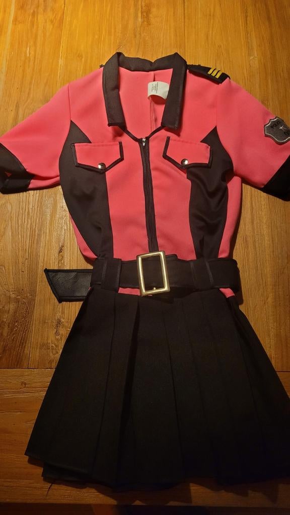 Politiepak Meisje Maat 36 Carnaval - Nieuwstaat!, Carnaval, Nieuw, Ophalen of Verzenden, Kleding