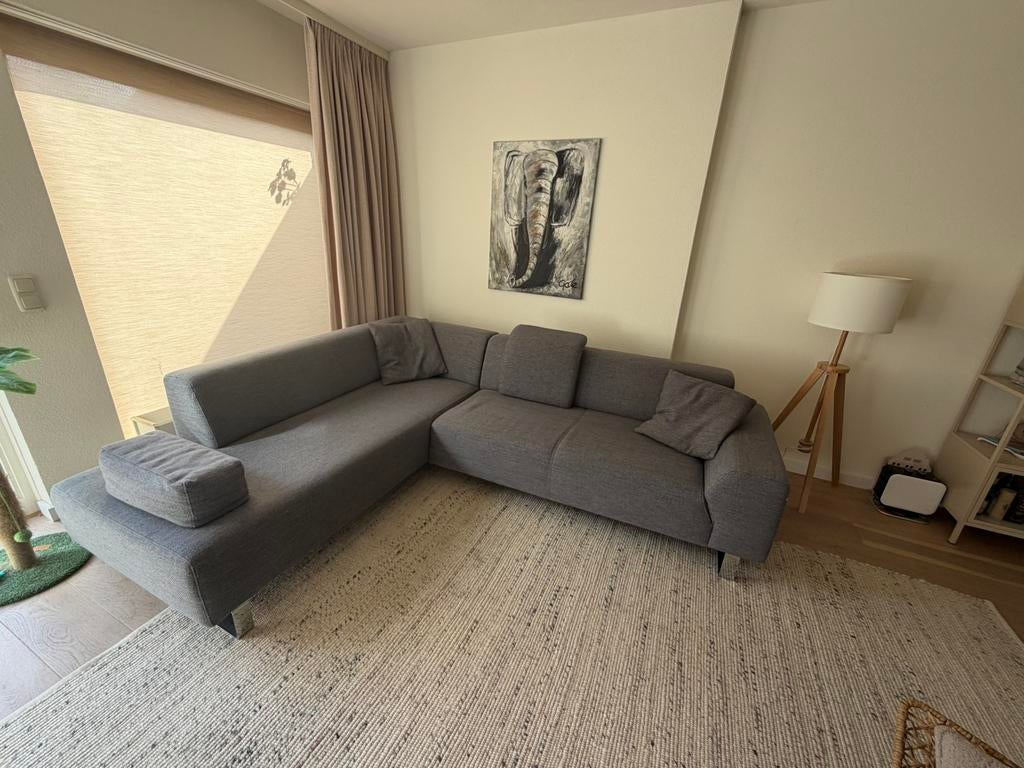 Montel hoekbank aangeboden, Ophalen, Gebruikt, Stof, Modern