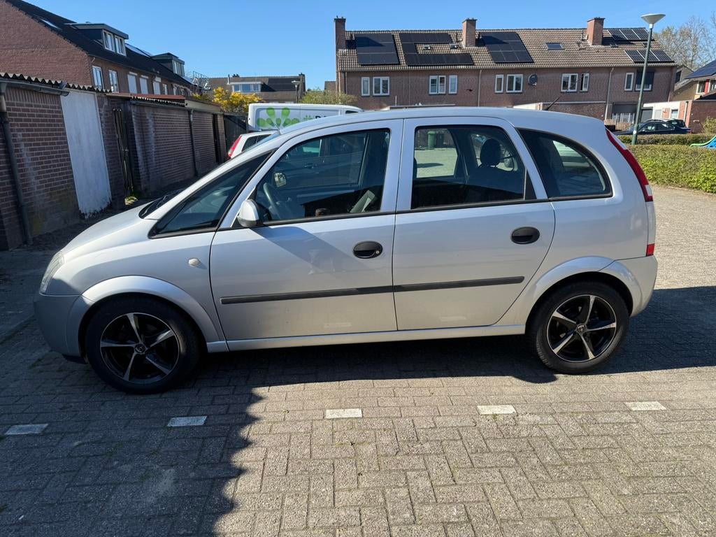 Opel Meriva 1.6 8V 2003 Grijs, 4 cilinders, Origineel Nederlands, 1200 kg, Handgeschakeld