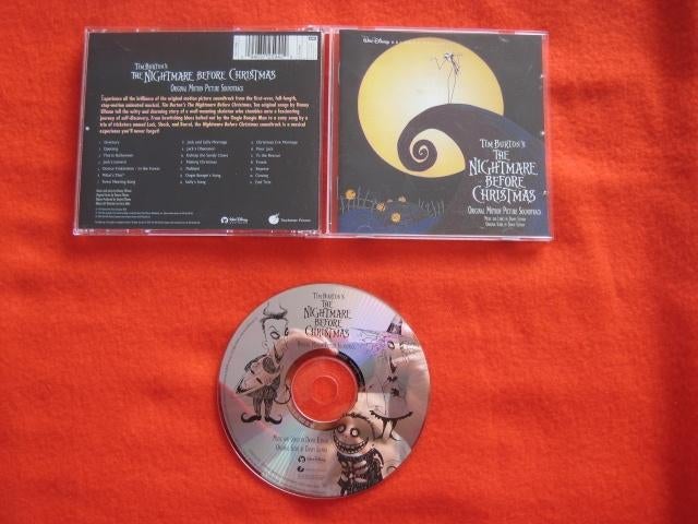 Nightmare before Christmas soundtrack CD, Ophalen of Verzenden, Zo goed als nieuw