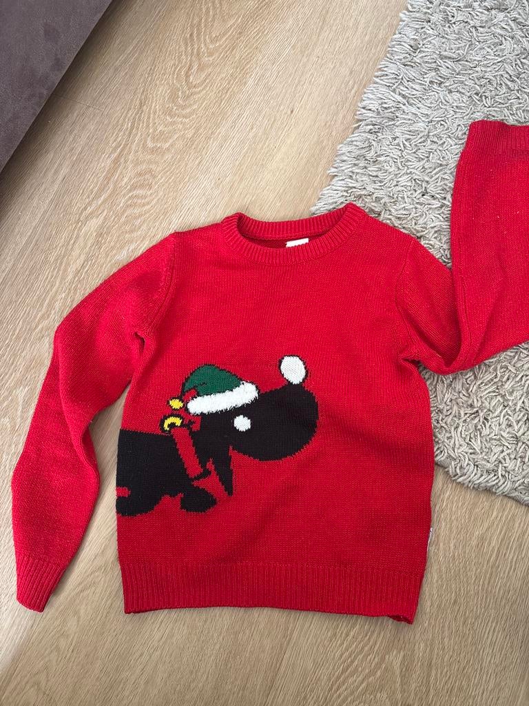 HEMA Takkie Kersttrui met Lichtgevende Neus - Maat 122-128, Kinderen en Baby's, Kinderkleding | Maat 122, Ophalen of Verzenden