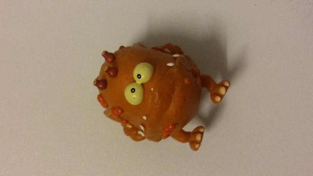 Kidpaddle monster Dupuis Plastoy pvc figuur tekenfilm strip, Ophalen of Verzenden, Gebruikt