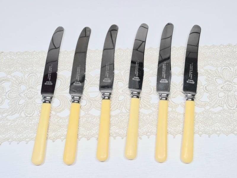 6 antieke messen, TS Kaye & sons, Antiek en Kunst, Antiek | Bestek, Ophalen of Verzenden