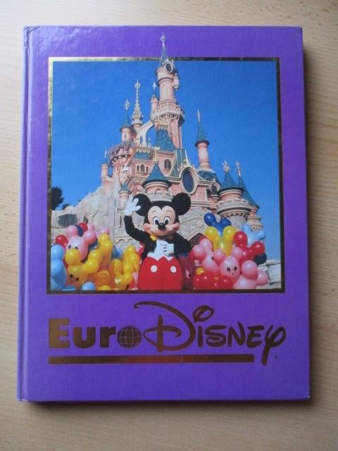 Disney boek Euro Disney 1992, Ophalen of Verzenden, Overige figuren, Gebruikt, Beeldje of Figuurtje