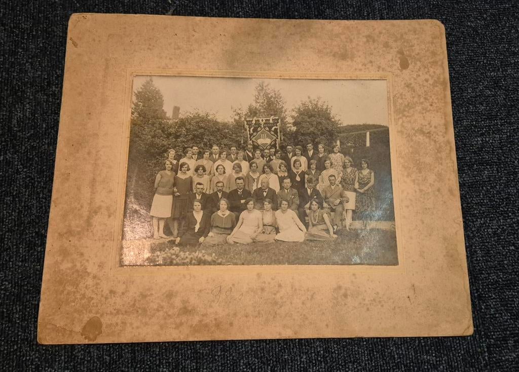 Oude foto Zang Veredelt Hardinxveld-Giessendam 1931, Ophalen of Verzenden
