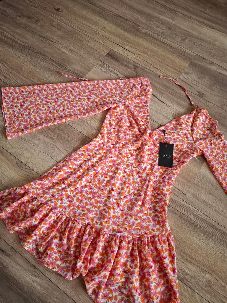 Bloemenprint jurk. Loavies. My Jewellery. Ambika. Only. L., Kleding | Dames, Jurken, Ophalen of Verzenden, Nieuw, Maat 38/40 (M)