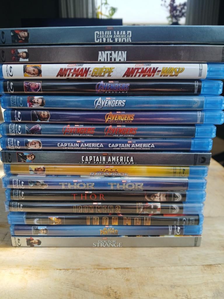 16 Marvel Blu-rays, Cd's en Dvd's, Ophalen of Verzenden