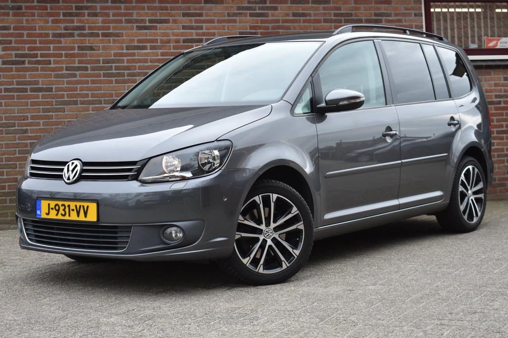 Volkswagen Touran 1.4 TSI Comfortline 7p. '13 Clima Navi Cru, Voorwielaandrijving, Euro 5, Gebruikt, Zwart