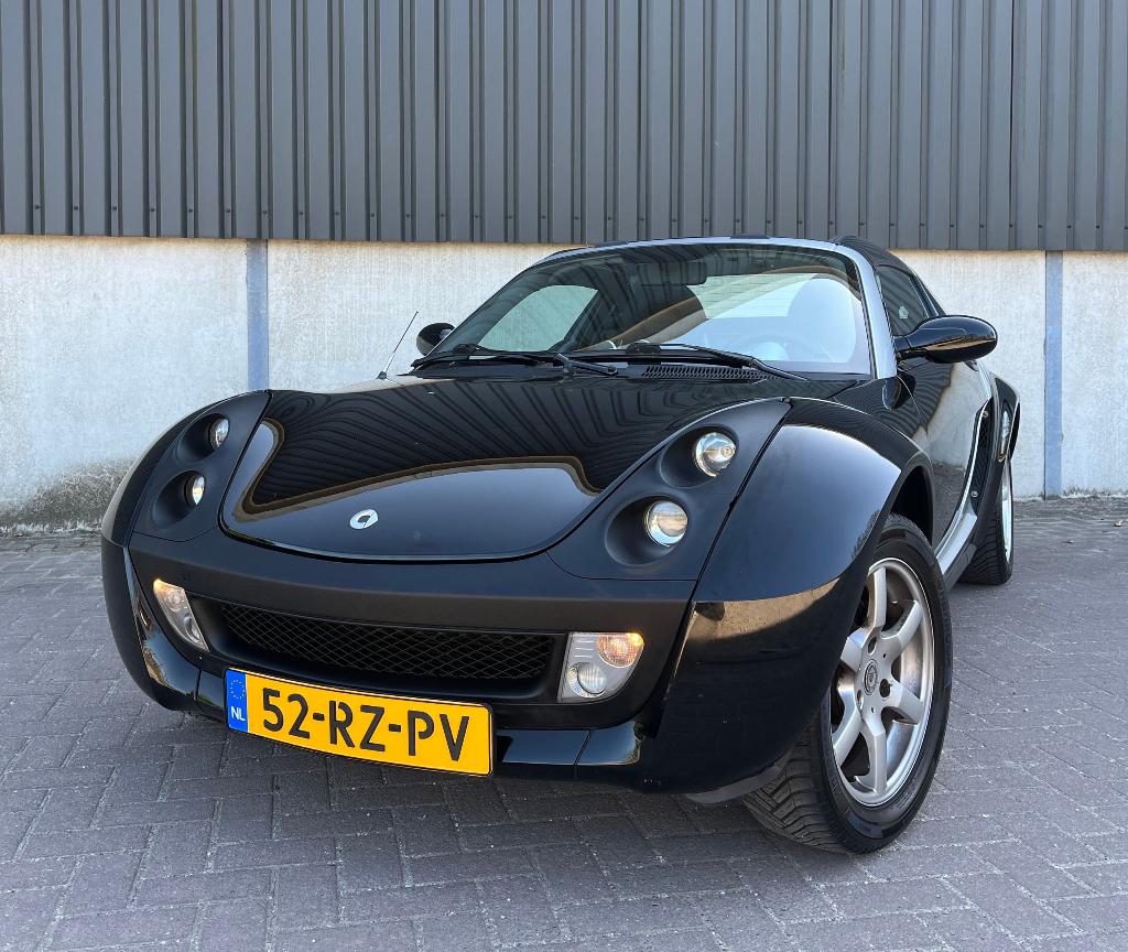 Smart Roadster Cabrio | F1 Flippers | Apk | Stoelverwarming, Auto's, Smart, Automaat, Zwart, Roadster, Origineel Nederlands