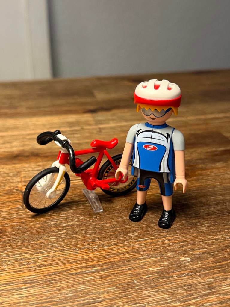 Playmobil 5193 fietser met racefiets, Ophalen of Verzenden, Gebruikt, Complete set