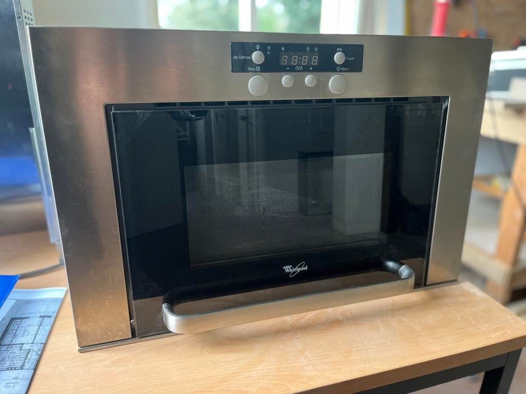 Inbouw magnetron Whirlpool amw 460 1 ix, Ophalen, Gebruikt, Inbouw, Magnetron