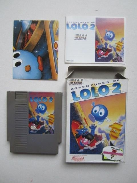 Lolo 2 NES Nintendo, Gebruikt, Overige genres, 1 speler, Ophalen of Verzenden