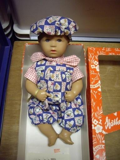 Käthe Kruse Bibio badbaby jaren 90, Ophalen of Verzenden, Zo goed als nieuw, Pop