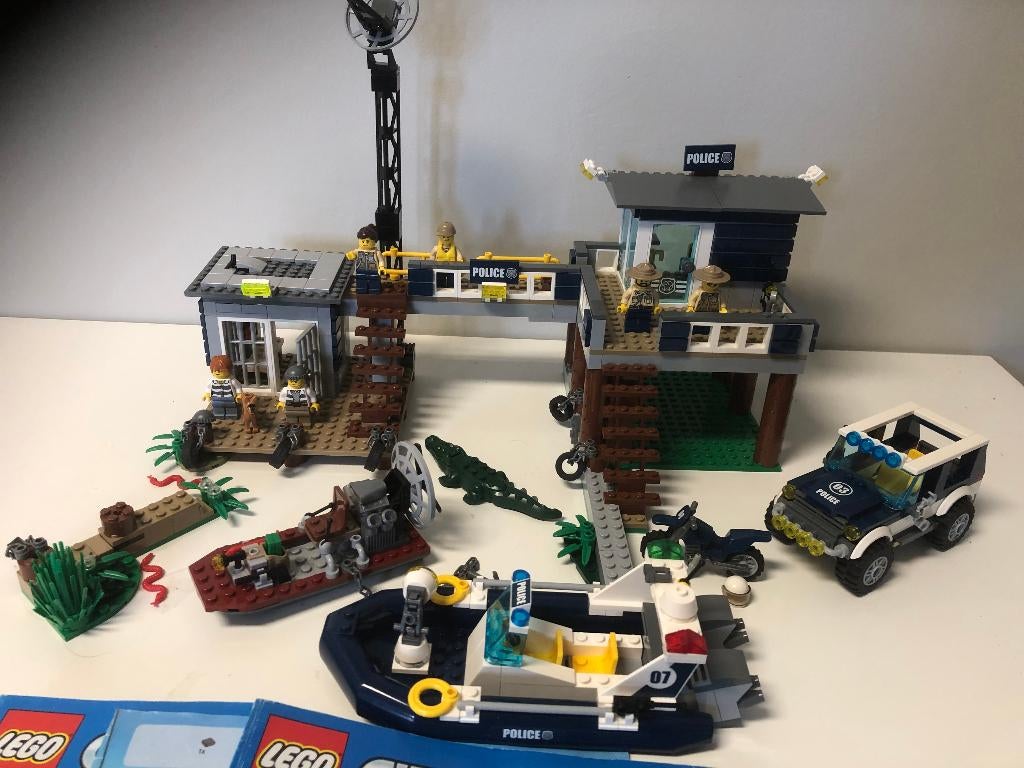 Lego city 60069 Moeraspolitie hoofdbureau - compleet, Compleet, City, Lego, Ophalen of Verzenden