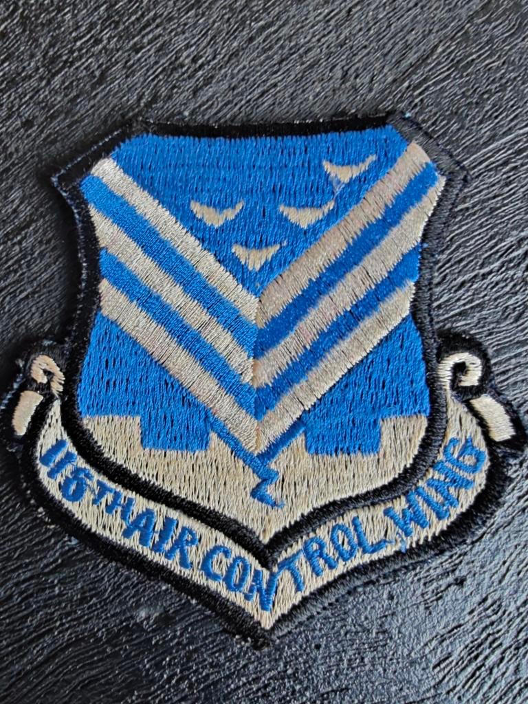 Patch , 116th AIR CONTROL WING  USAF vkk, Ophalen of Verzenden, Luchtmacht, Nederland, Embleem of Badge
