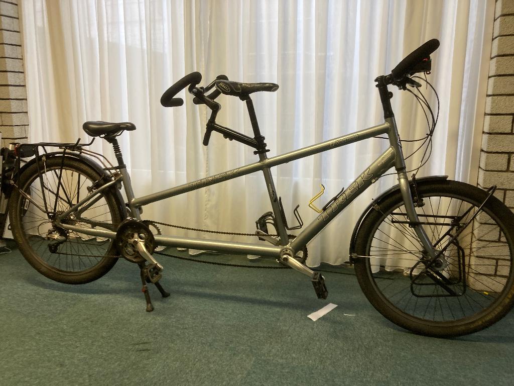 Tandem Trek T900, Fietsen en Brommers, Fietsen | Tandems, Ophalen, Gebruikt, Minder dan 47 cm, 49 tot 53 cm