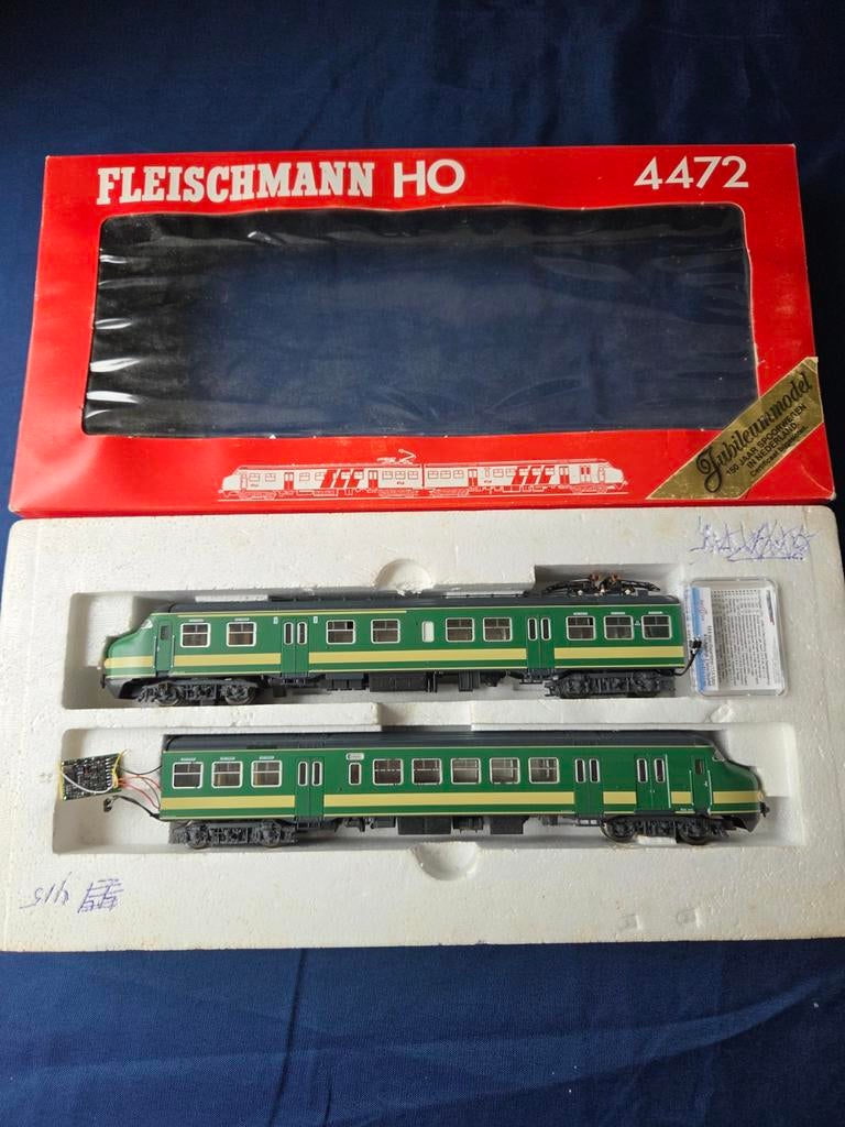 Jubileummodel Fleischmann 4472 Plan V Groen, Gelijkstroom, Fleischmann, Wagon, Ophalen of Verzenden