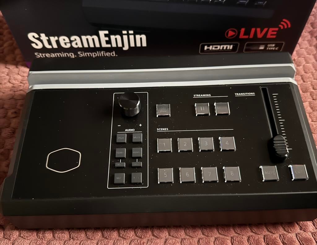 Cooler Master StreamEnjin RM-SEN1 Streaming Console, Computers en Software, Capture cards, Nieuw, Ophalen